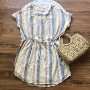 A.N.A. Striped rainbow sundress